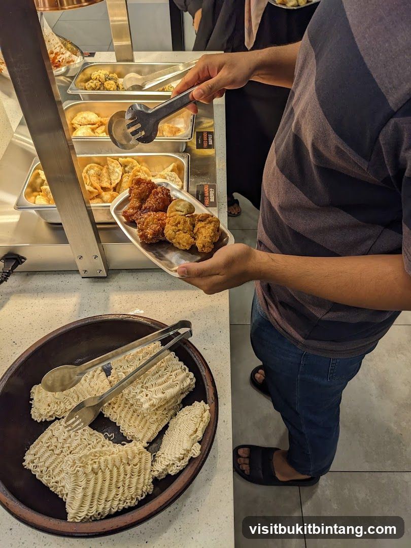 Buffet Food Selection