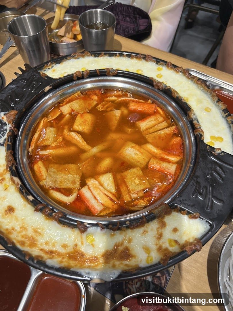 Hot Pot with Cheese Rim