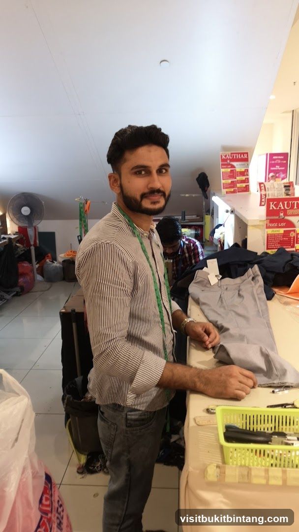 Tailor at work