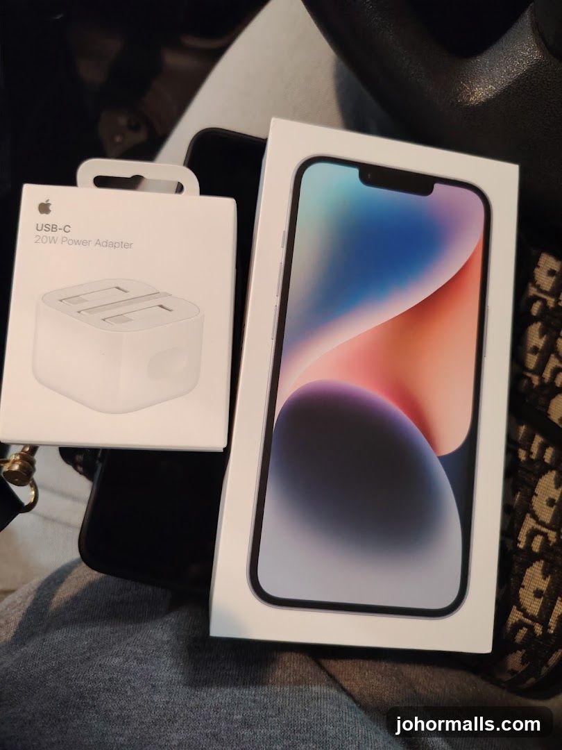 iPhone 14 and Power Adapter