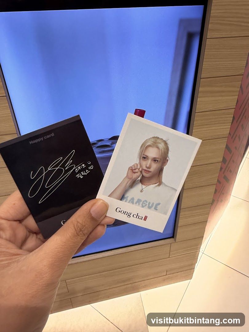Gong Cha Photo Card