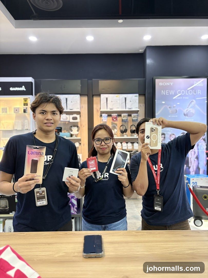 Store Employees Holding Products