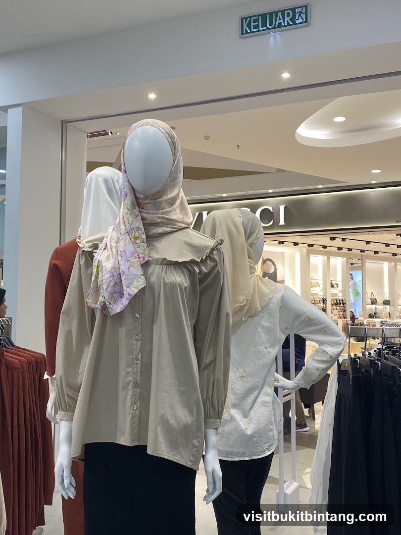Mannequins in a clothing store