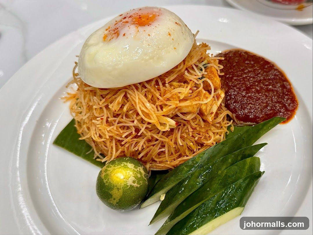 Noodles with Egg and Sambal
