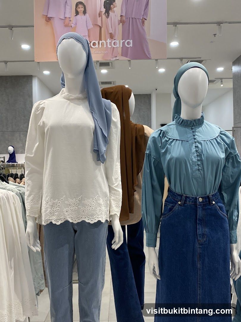 Mannequins in a clothing store