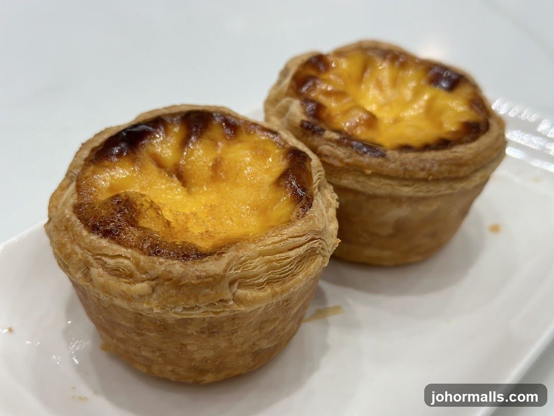 Two Portuguese Egg Tarts