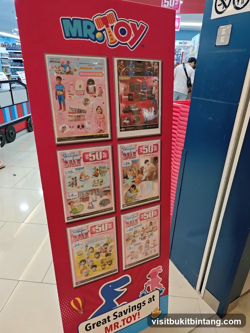 MR. TOY promotional display