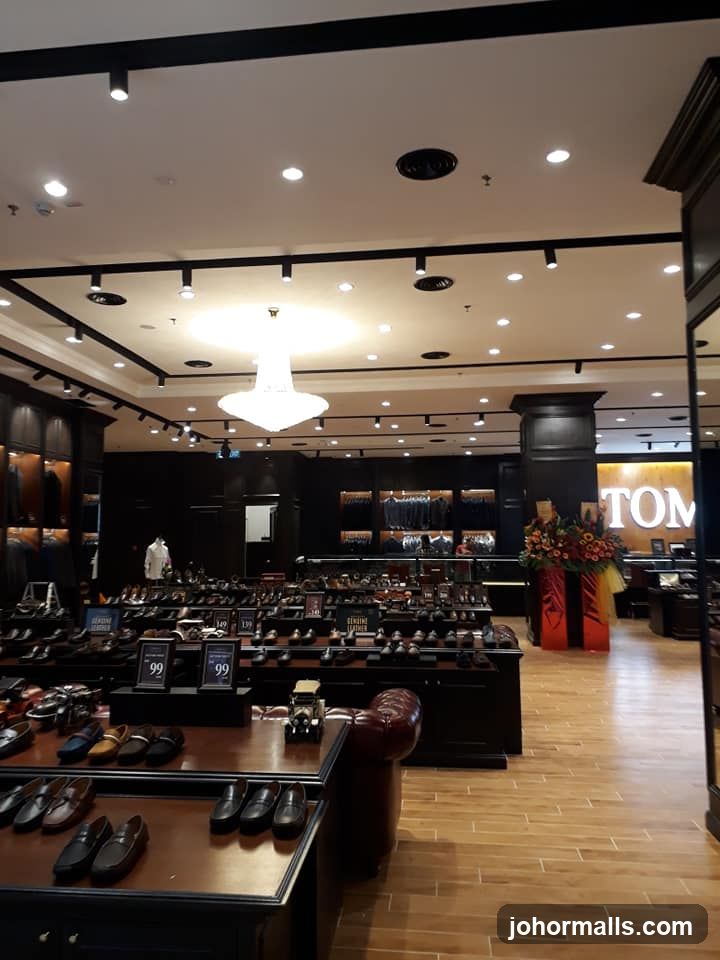 Men's Shoe Store Interior