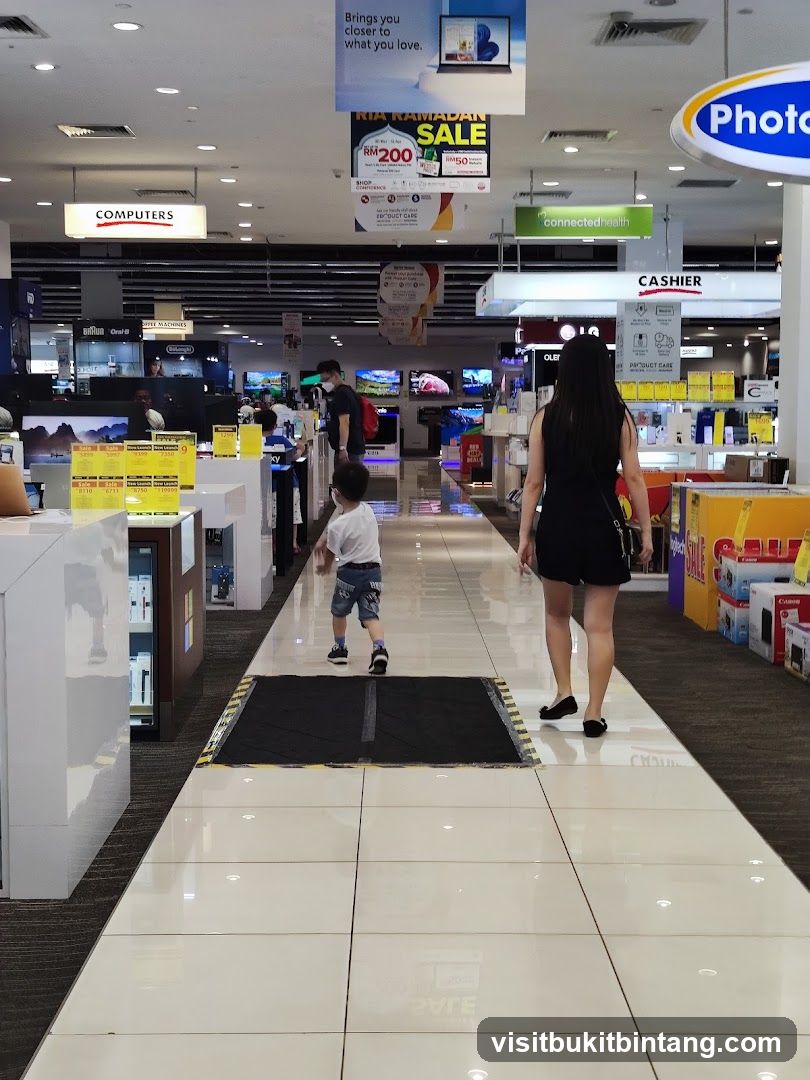 Electronics Store Aisle