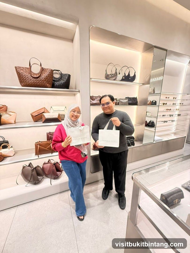 Customers with Shopping Bags