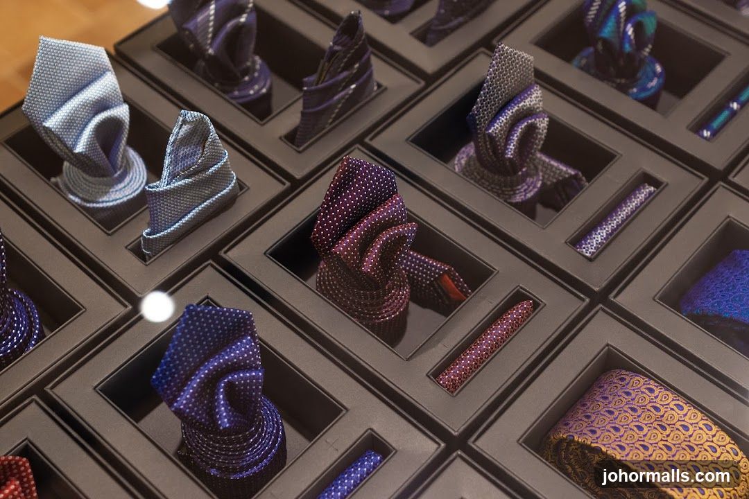 Display of Pocket Squares