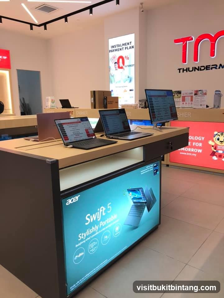 Electronics Store Display