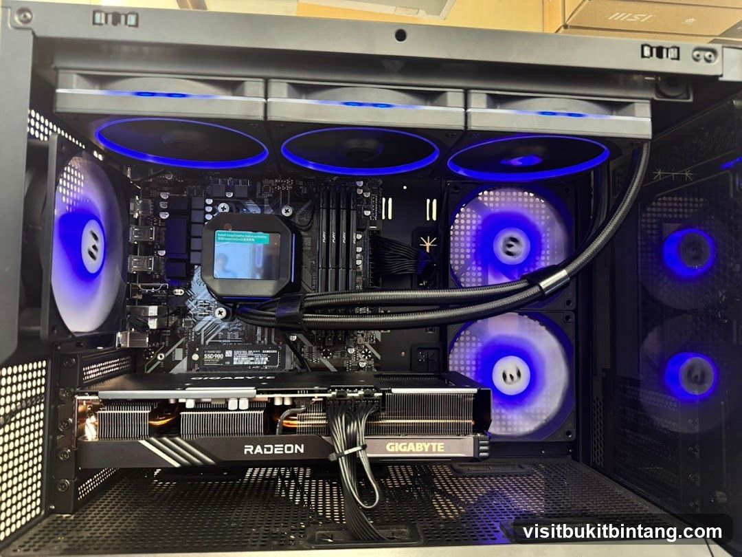 Computer Case with RGB Fans