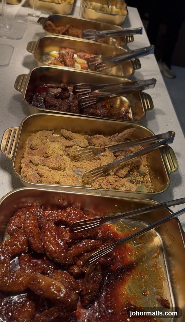 Buffet Trays of Food