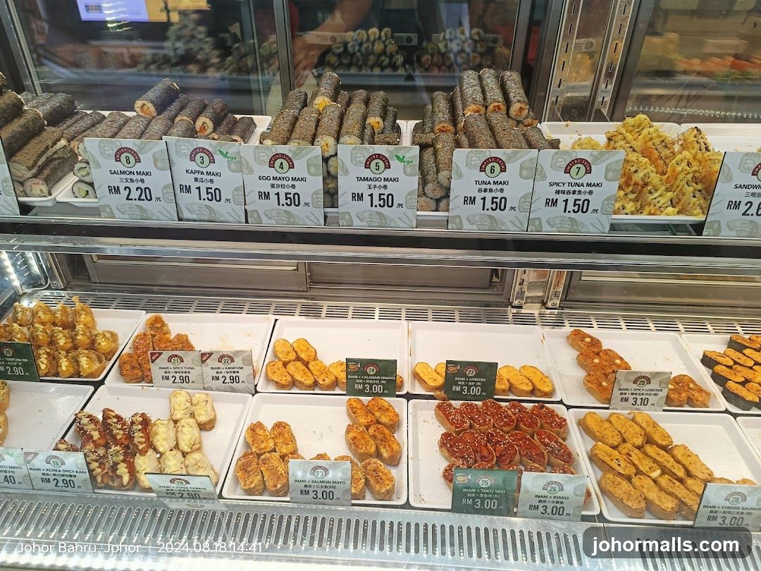 Sushi and Inari Display