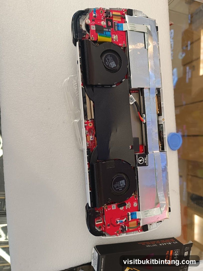 Internal components of a device