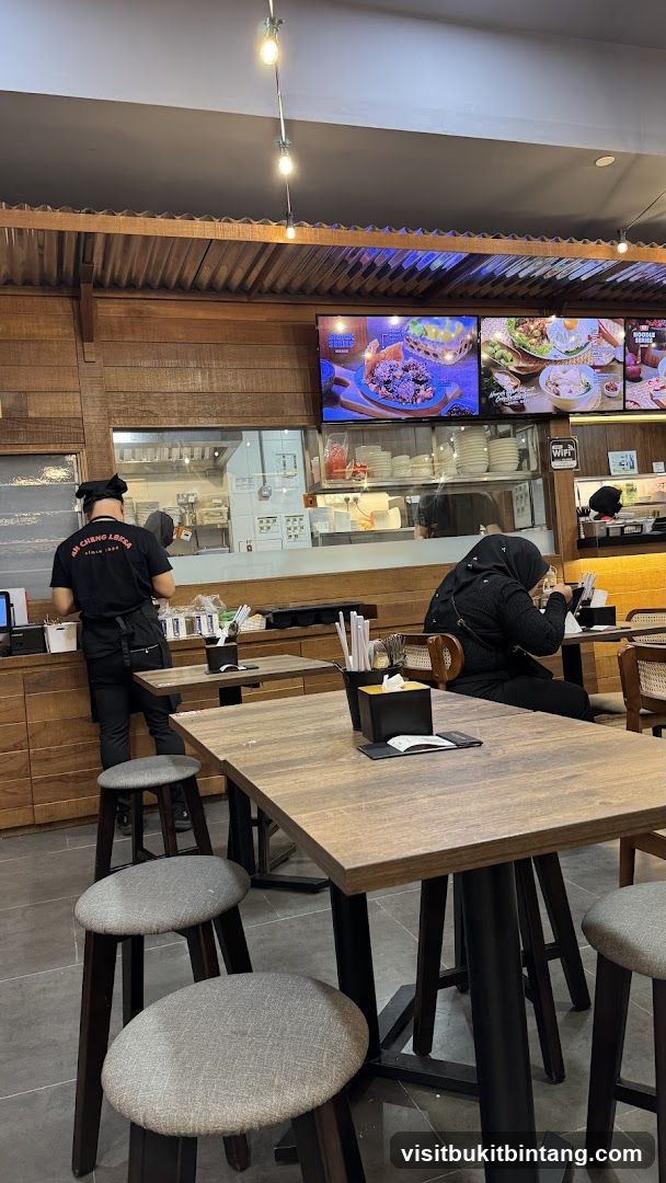 Restaurant Interior with Staff and Diners