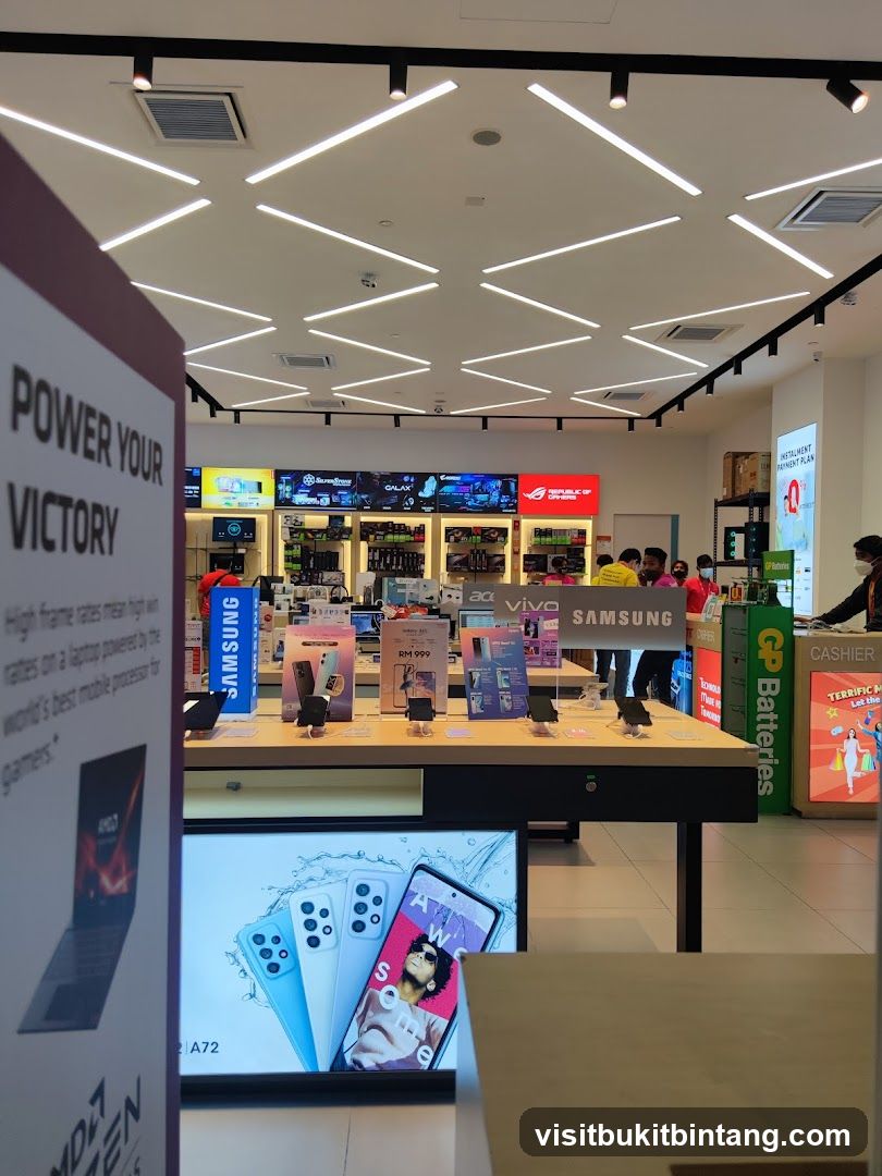 Electronics Store Interior