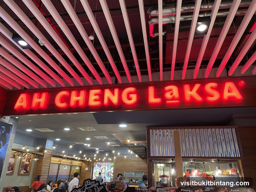 Restaurant Interior with Signage