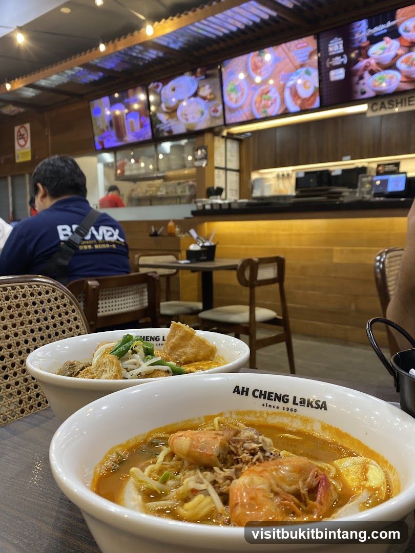 Restaurant Interior with Food