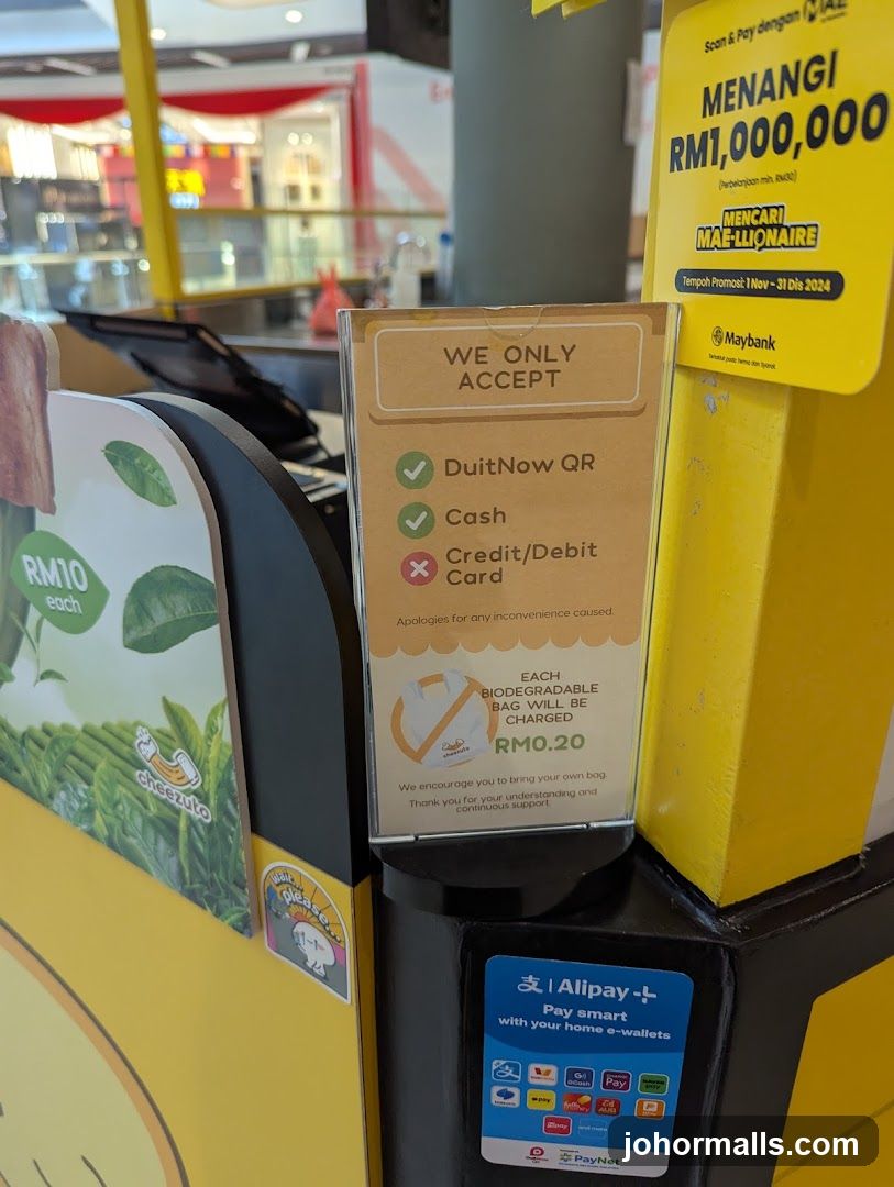 Payment Information Sign
