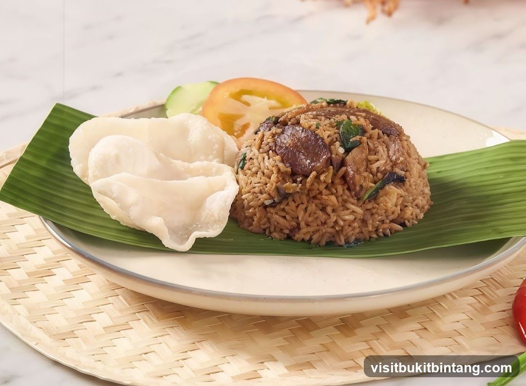 Fried Rice with Crackers