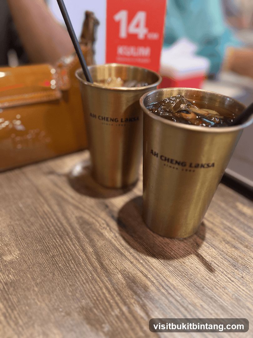 Drinks on a wooden table
