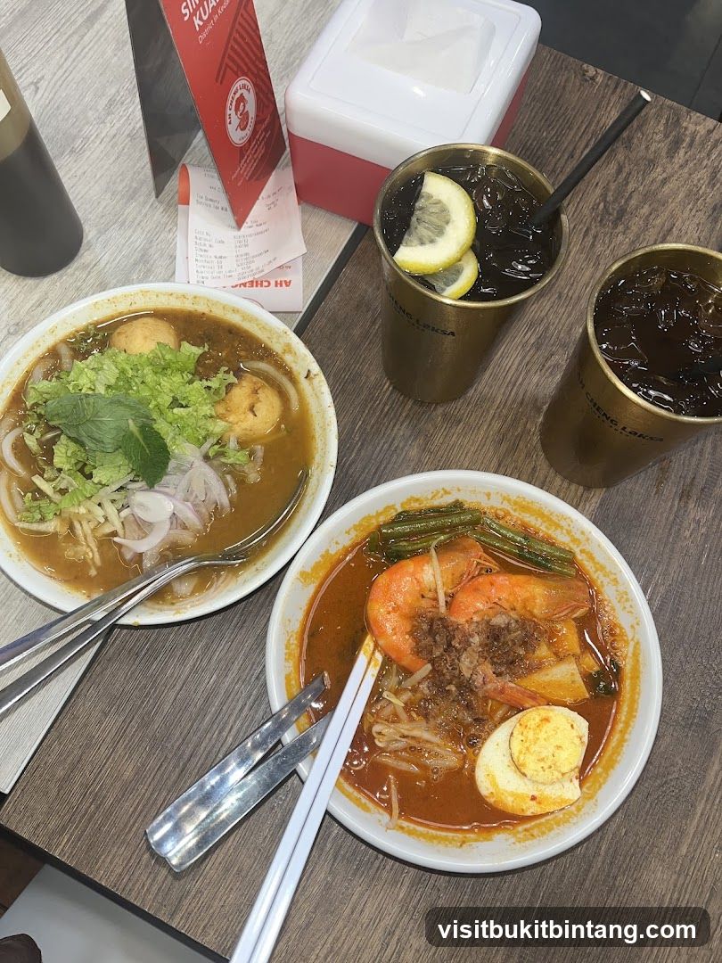 Laksa and Drinks
