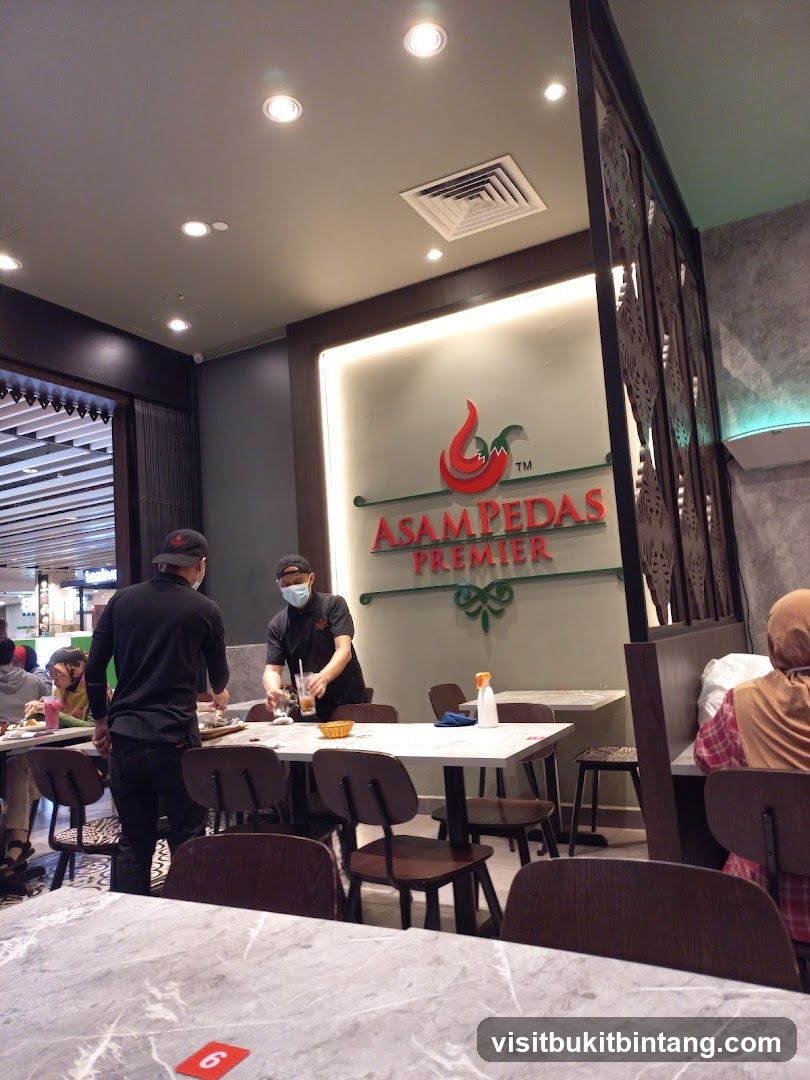 Restaurant Interior with Staff and Diners