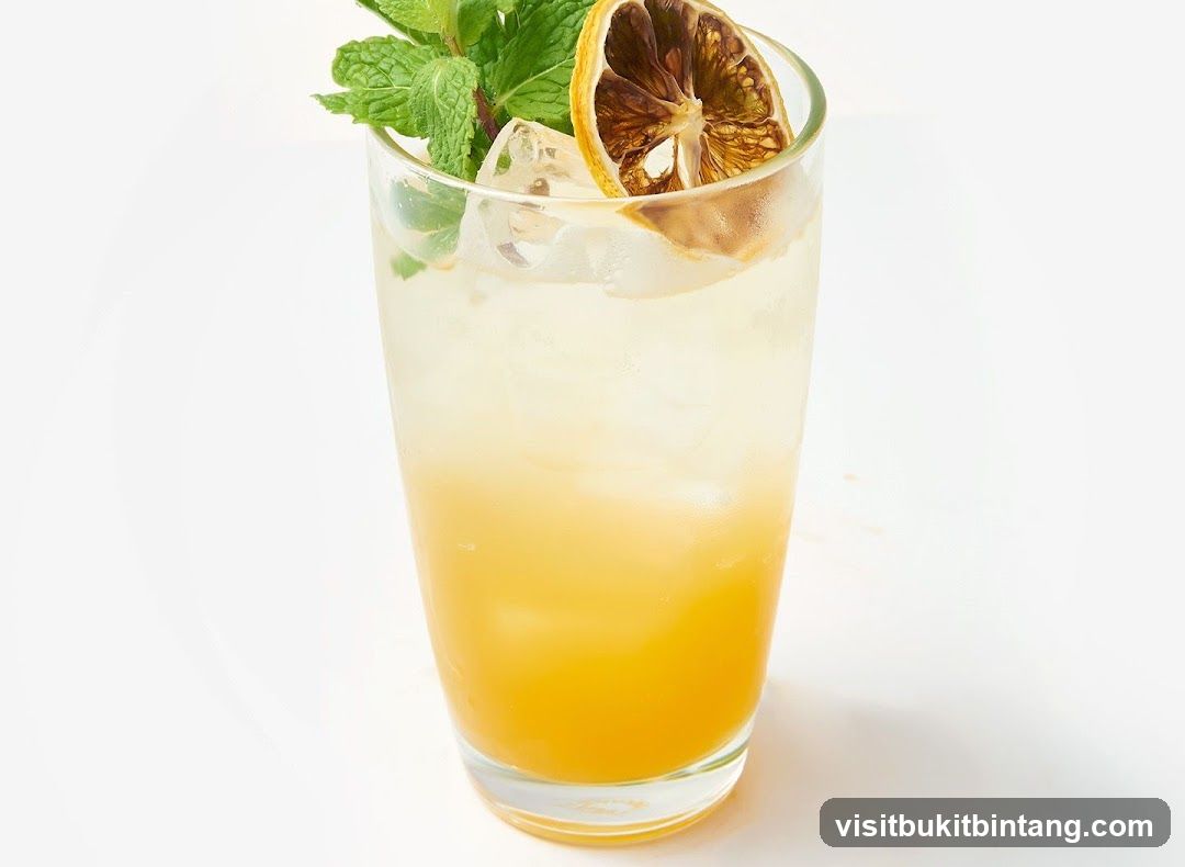 Orange and Mint Drink