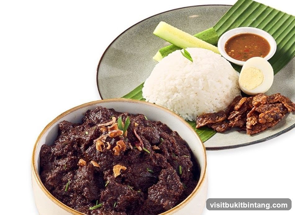 Beef Rendang with Rice