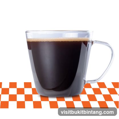 Coffee in a glass mug
