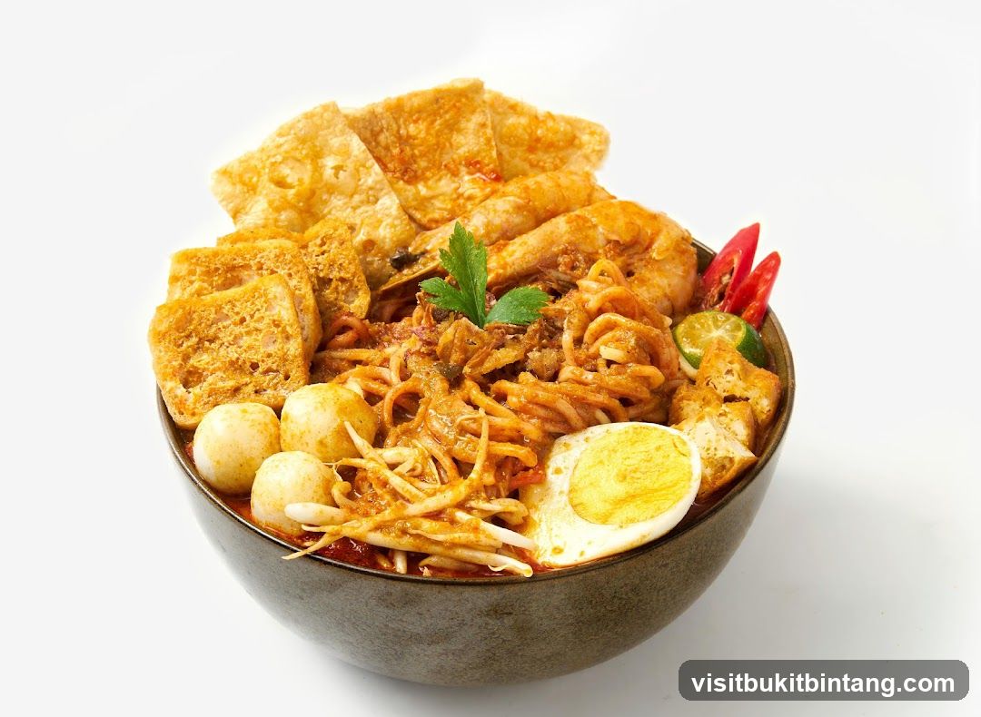 Bowl of Noodles with Shrimp and Egg