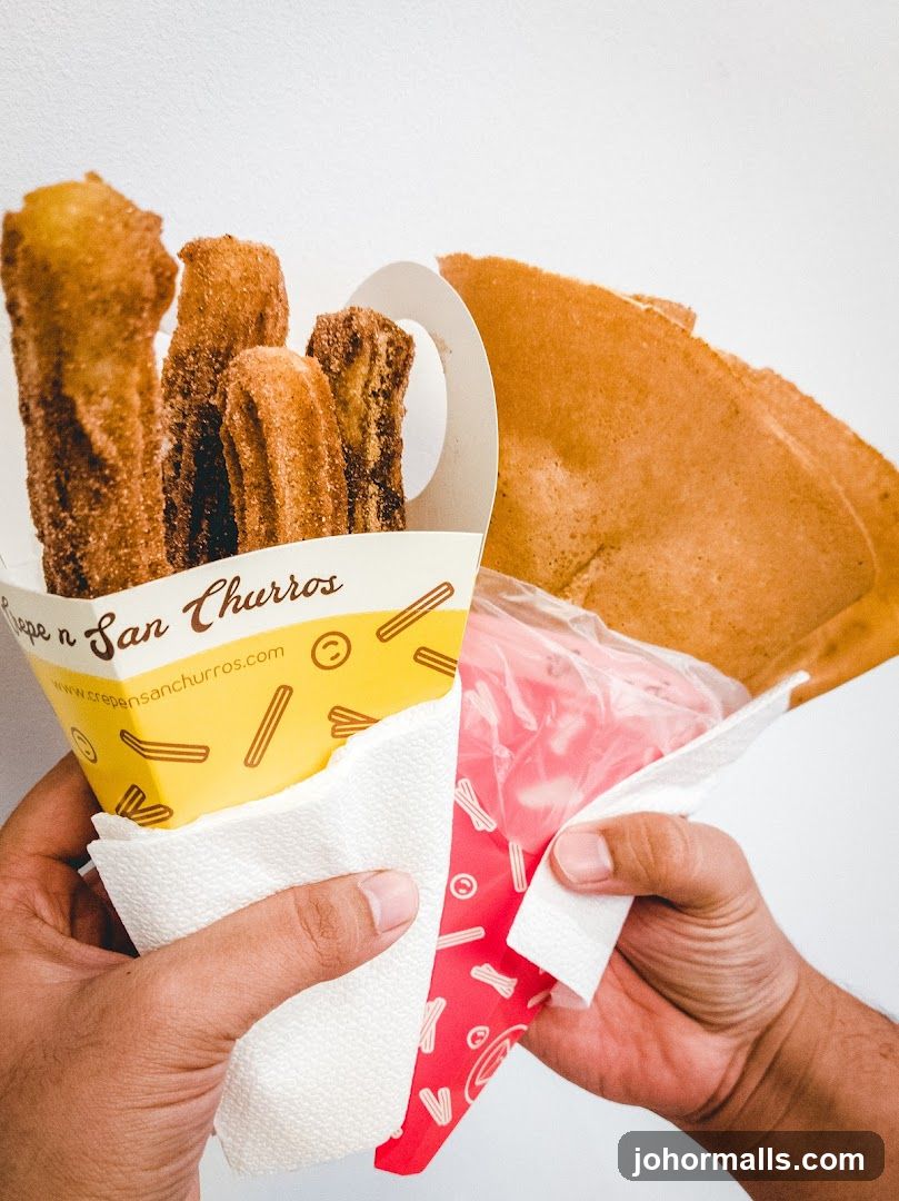 Crepe n San Churros Toppen