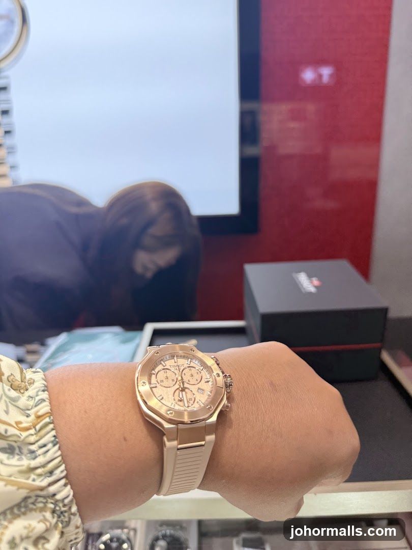 Rose Gold Chronograph Watch