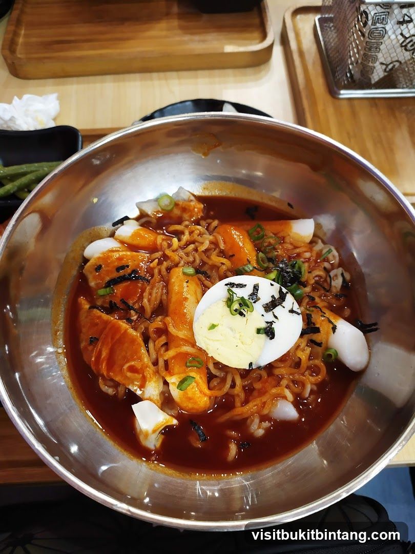 Spicy Korean Noodle Dish
