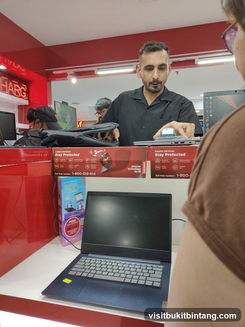 Electronics Store Display