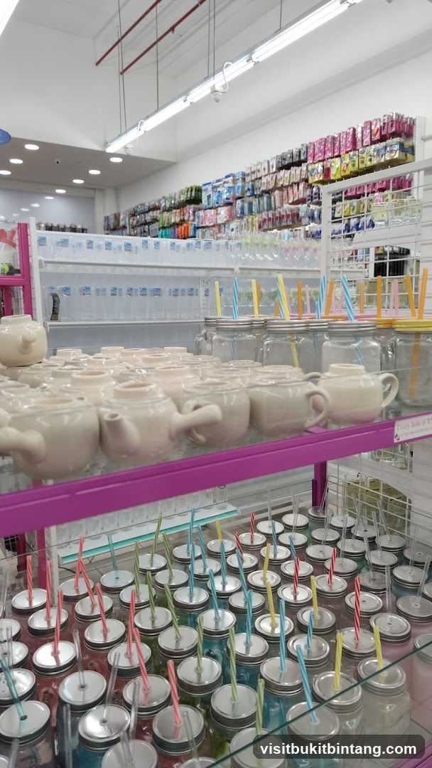 Store Display of Kitchenware and Drinkware