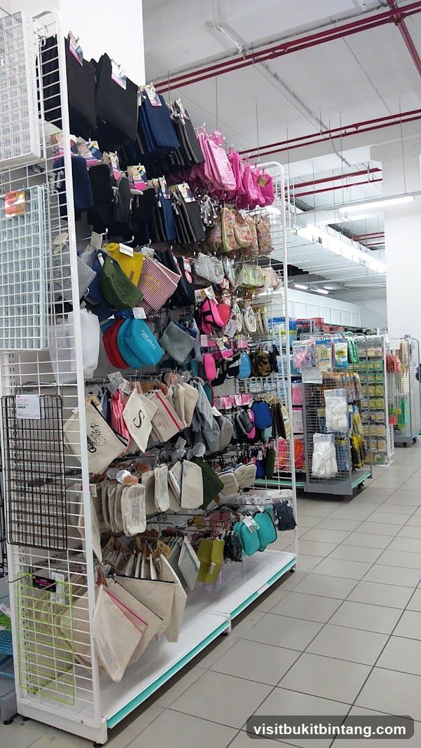Store Aisles with Bags and Accessories
