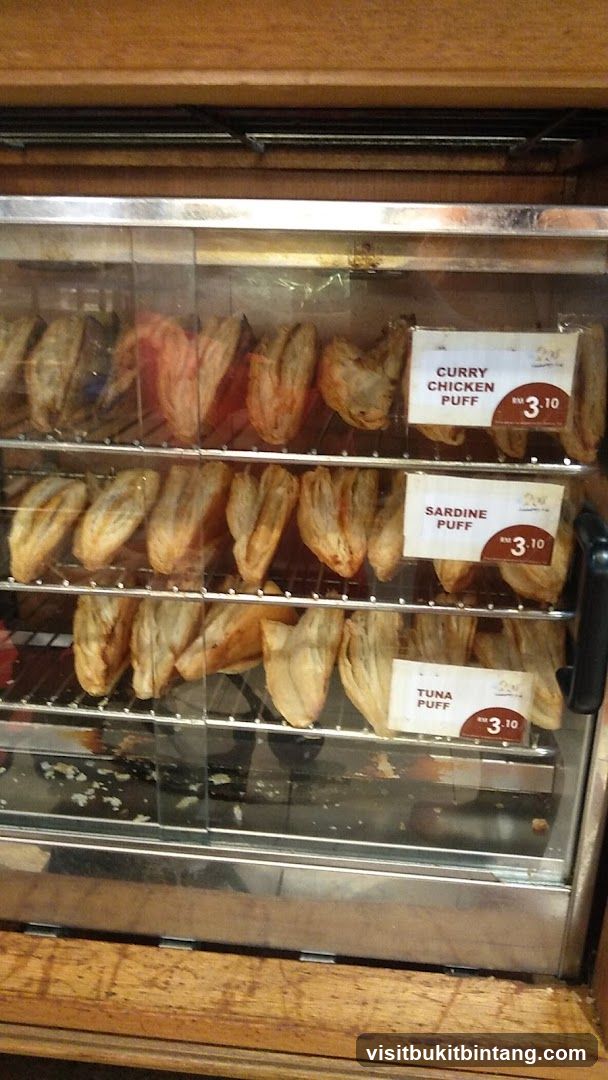 Puffs in a Display Case