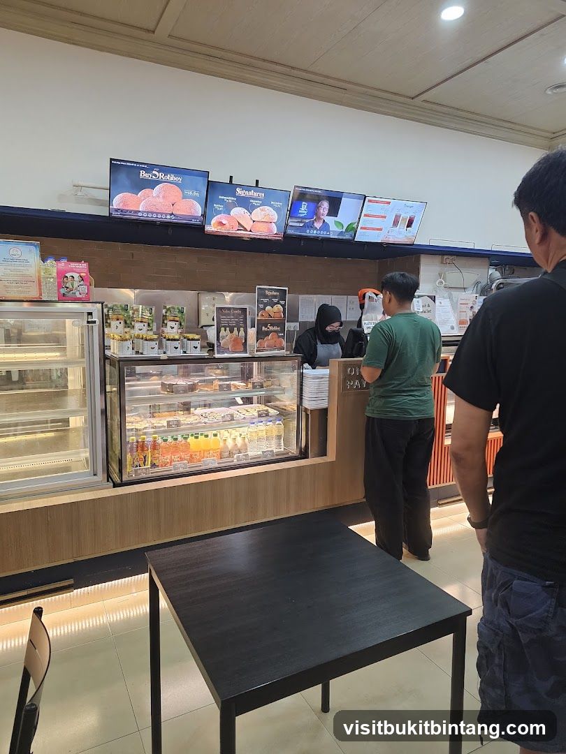 Bakery Counter with Display Cases