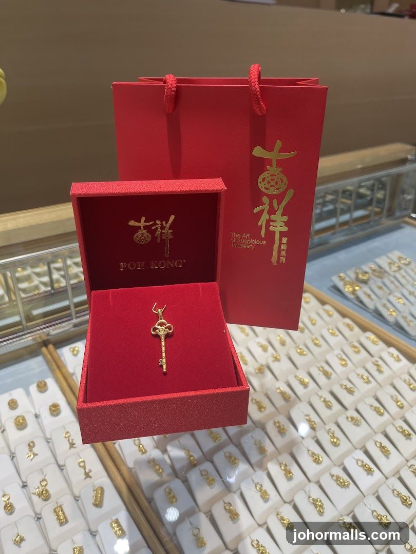 Gold Pendants Display