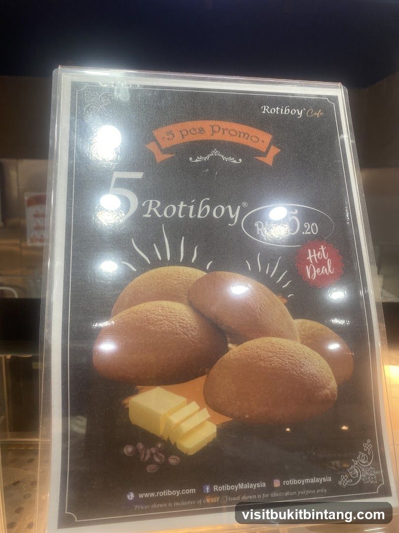 Rotiboy Cafe 5 Pes Promo