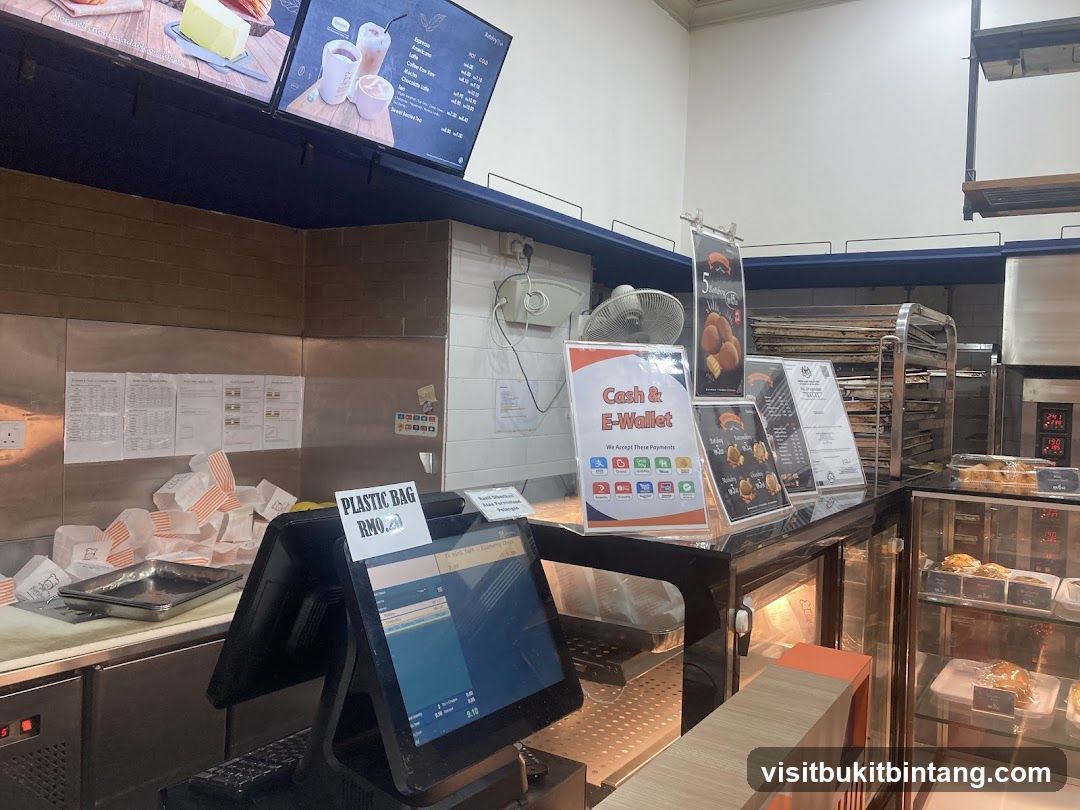 Bakery Counter with Payment Options