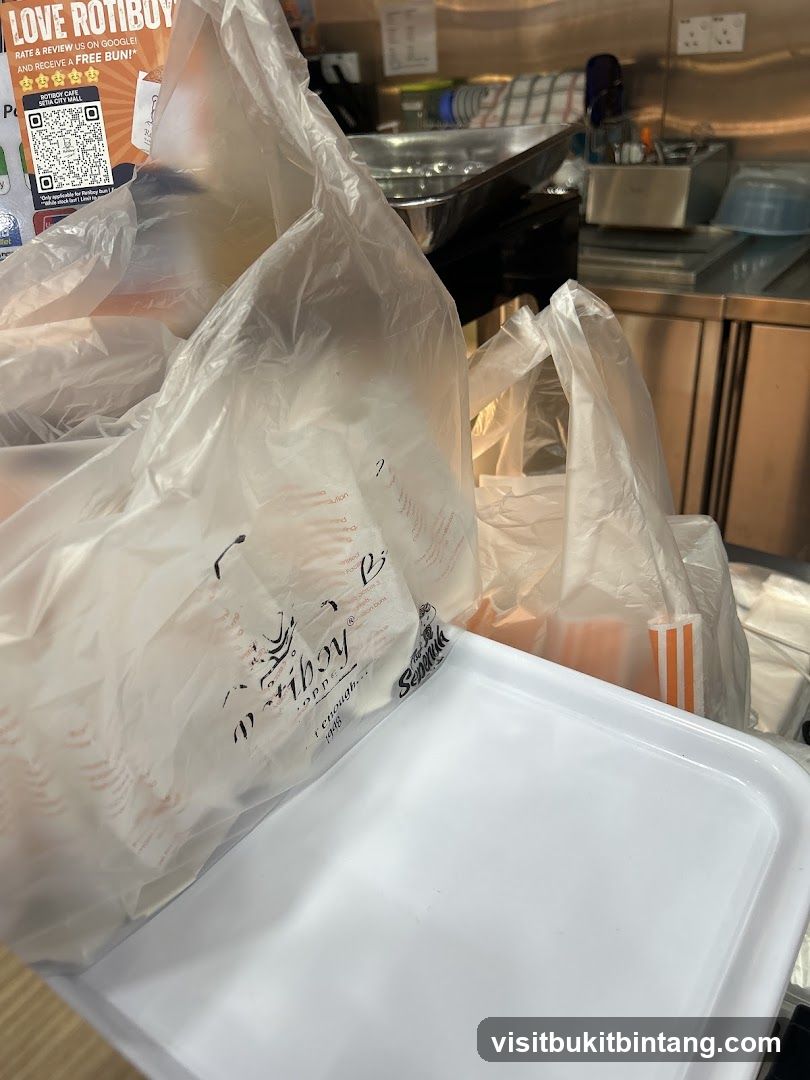 Takeaway Bags and Tray