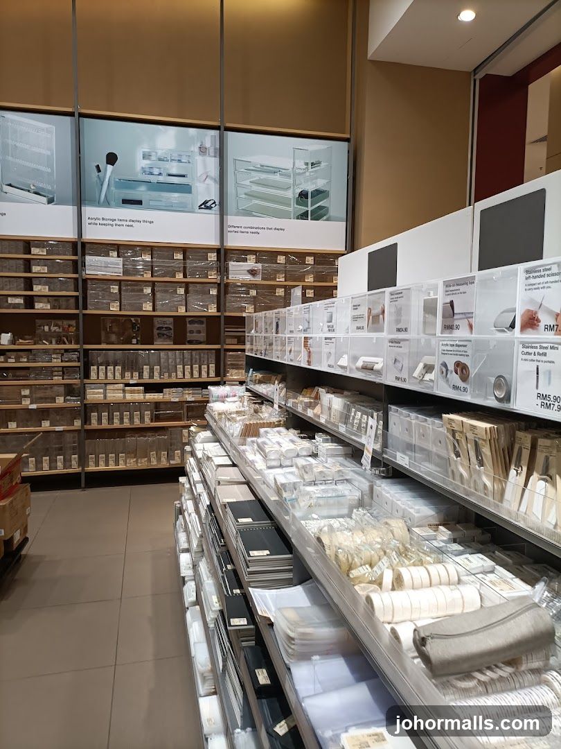 Store Interior with Storage Solutions