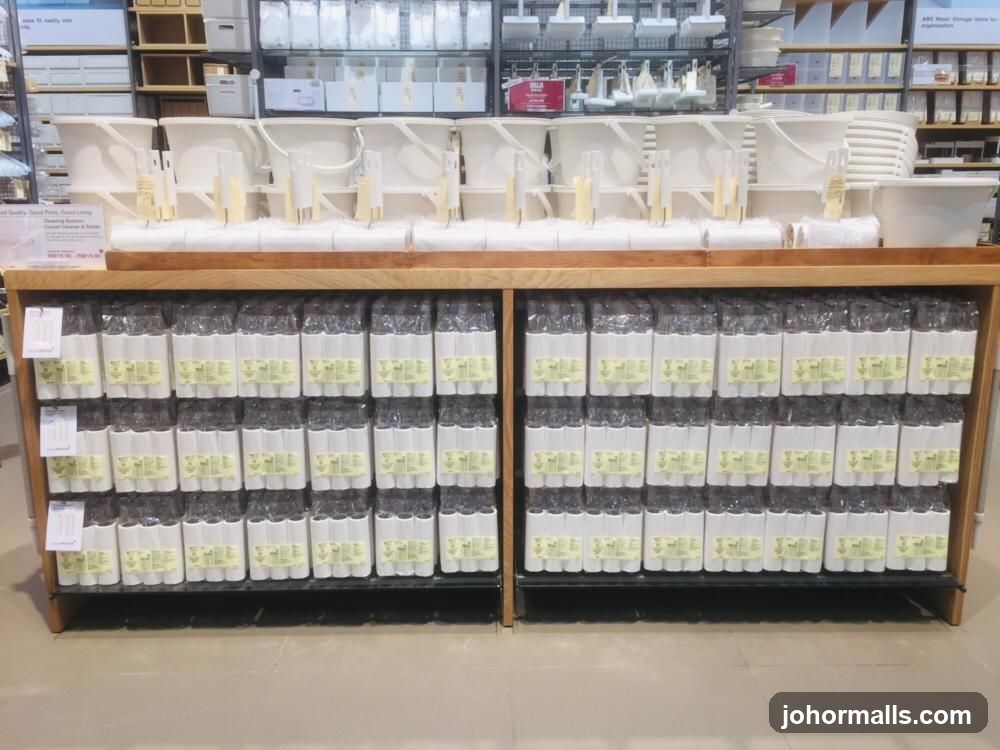 Cleaning Supplies Display