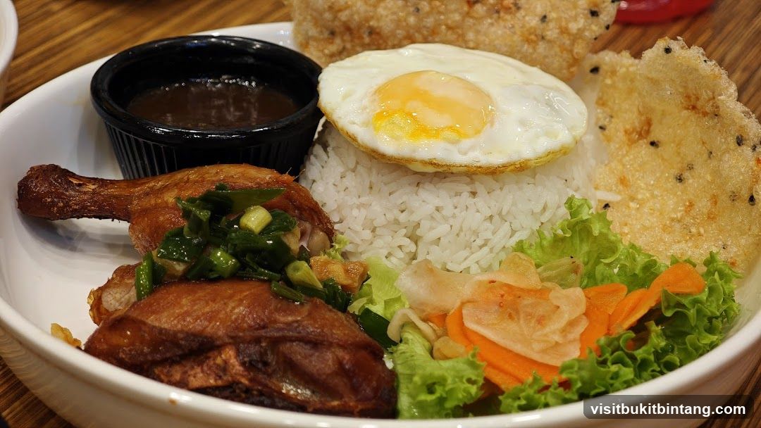 Fried Chicken Rice Plate