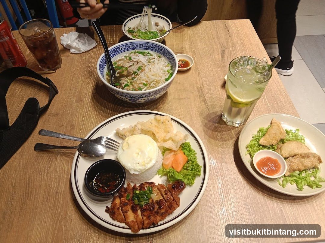 Vietnamese Food Spread