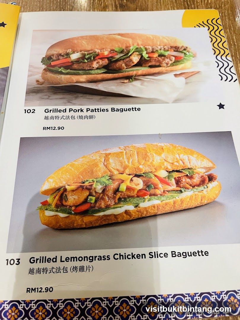 Menu Items